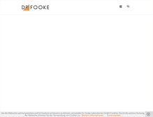 Tablet Screenshot of fooke-labs.de